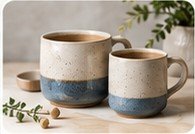 Stoneware mug set